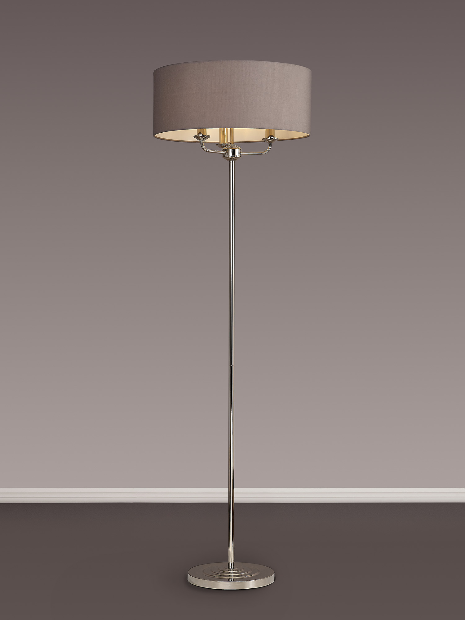 Banyan PN GR Floor Lamps Deco Shaded Floor Lamps